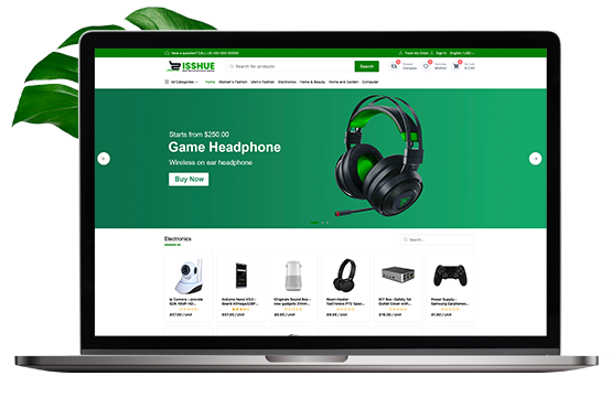 isshue ecommerce shopping cart software